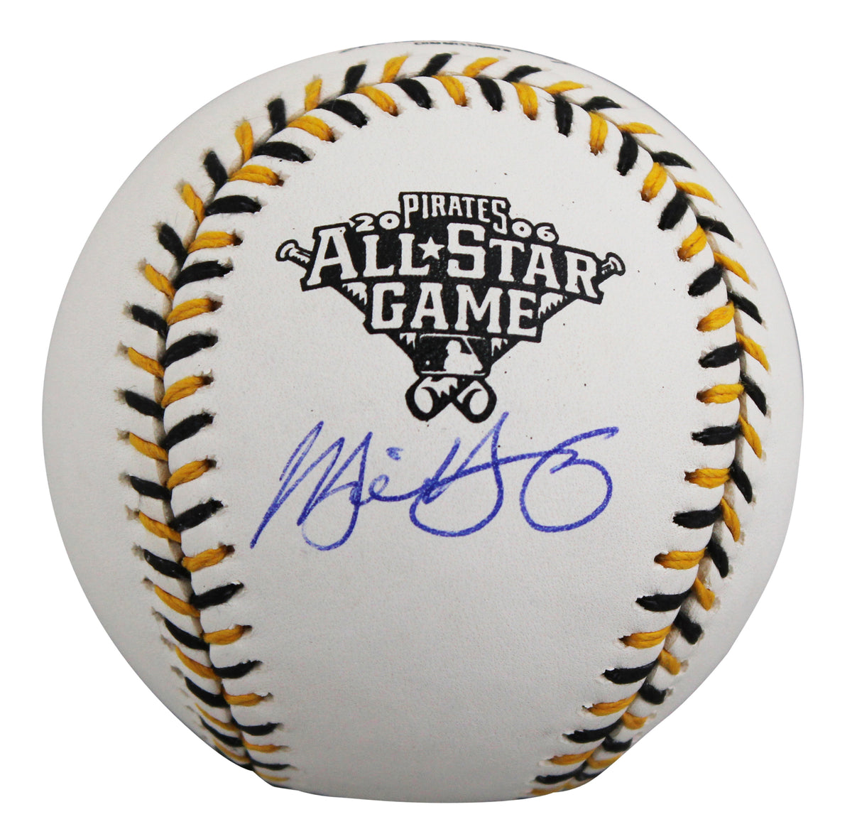 Rangers Michael Young Signed 2006 ASG Allen Selig Baseball BAS Wit #1W036614