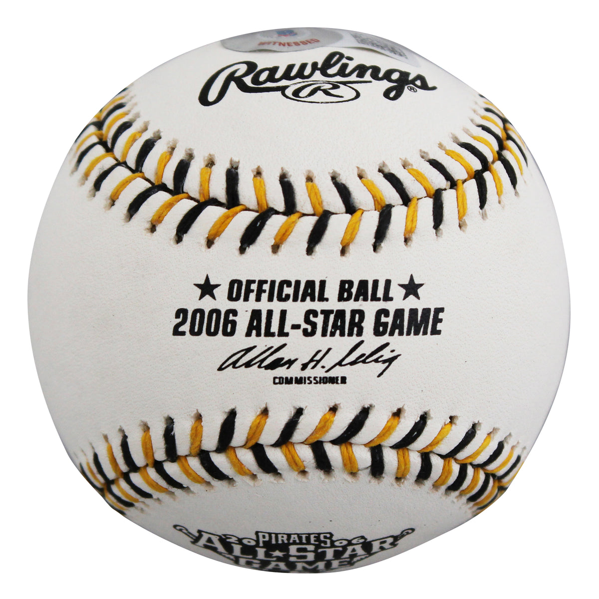 Rangers Michael Young Signed 2006 ASG Allen Selig Baseball BAS Wit #1W036614