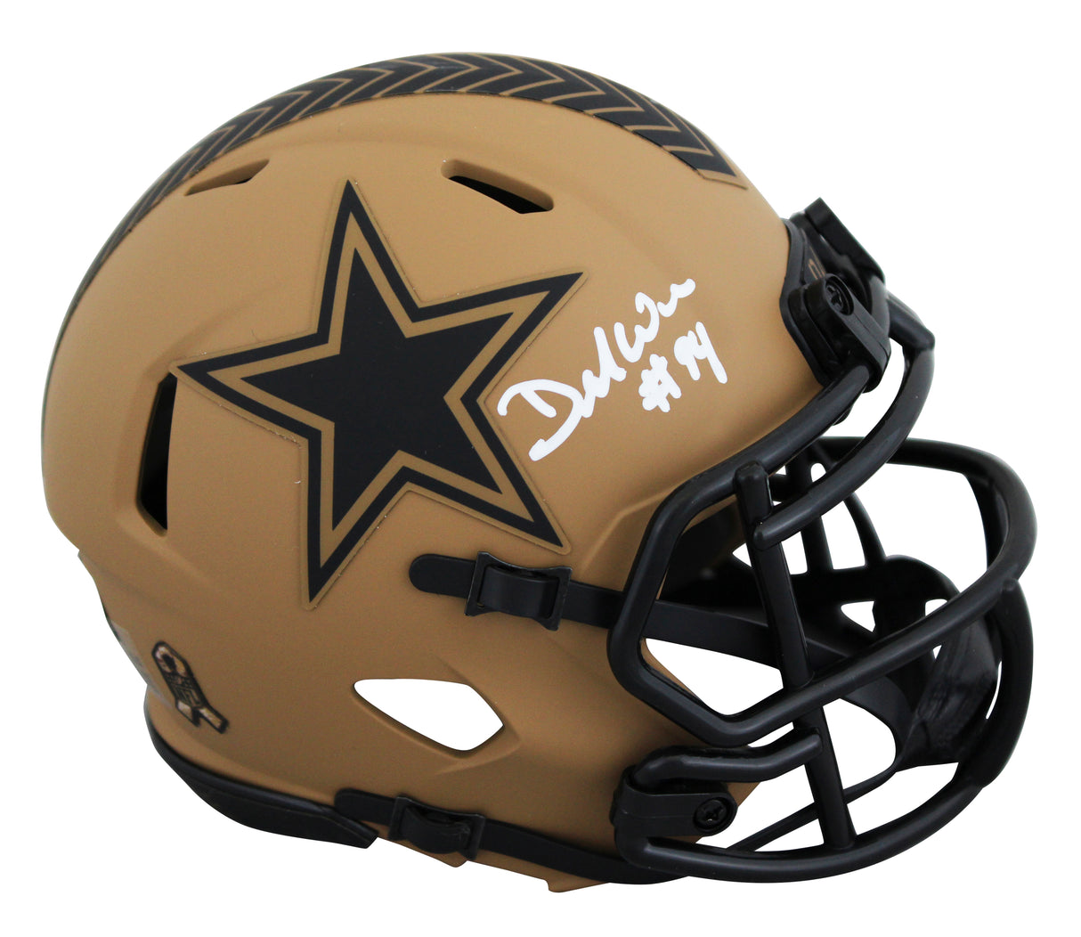Cowboys DeMarcus Ware Signed STS II Speed Mini Helmet W/ Case BAS Witnessed
