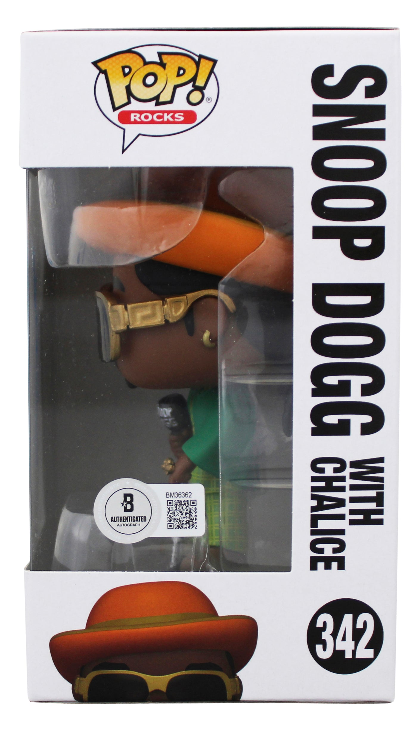 Snoop Dogg Signed Snoop Dogg With Chalice #342 Funko Pop Figure BAS #BM36362
