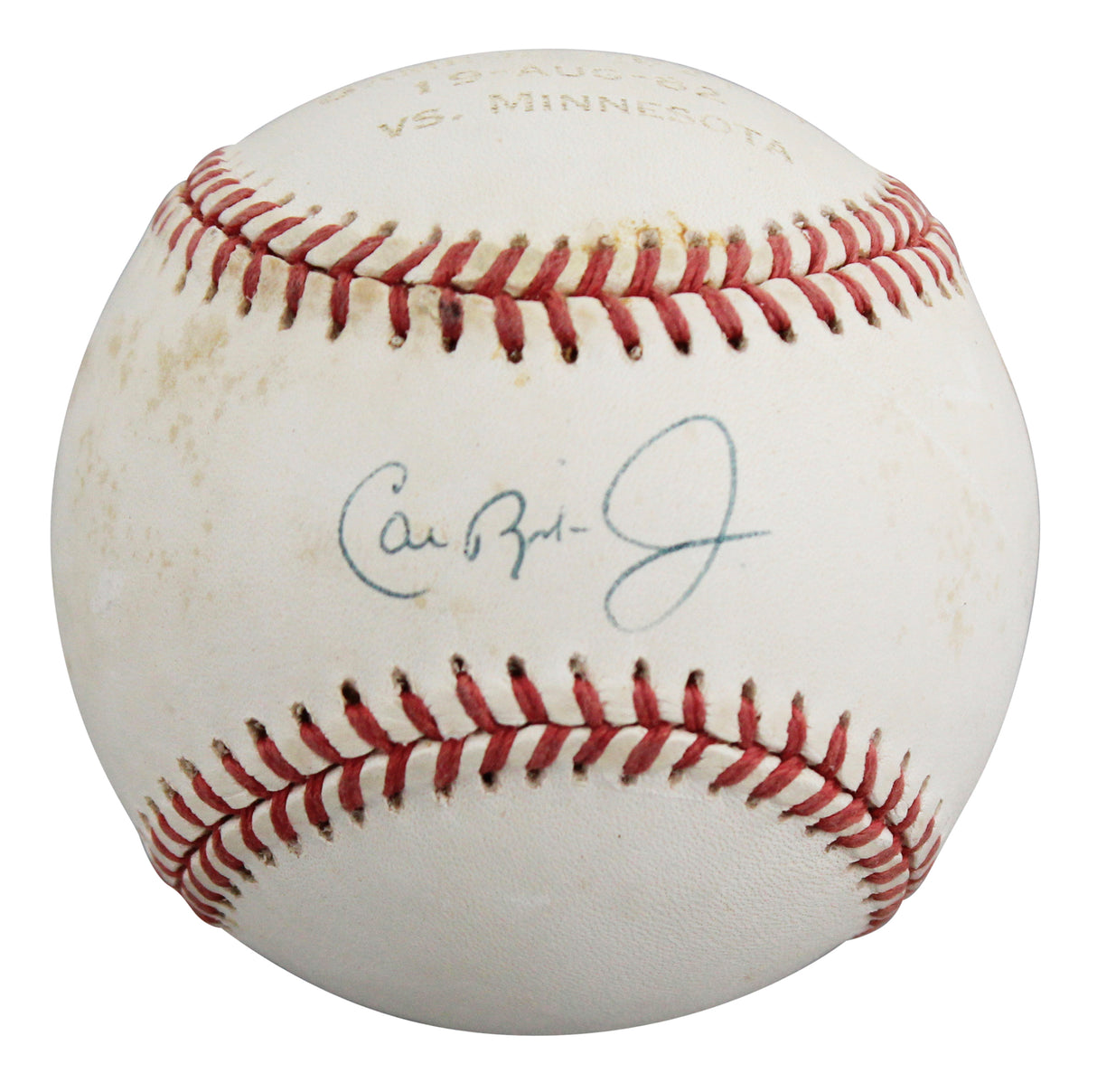 Orioles Cal Ripken Jr. Authentic Signed Bobby Brown OAL Baseball BAS #BY101127