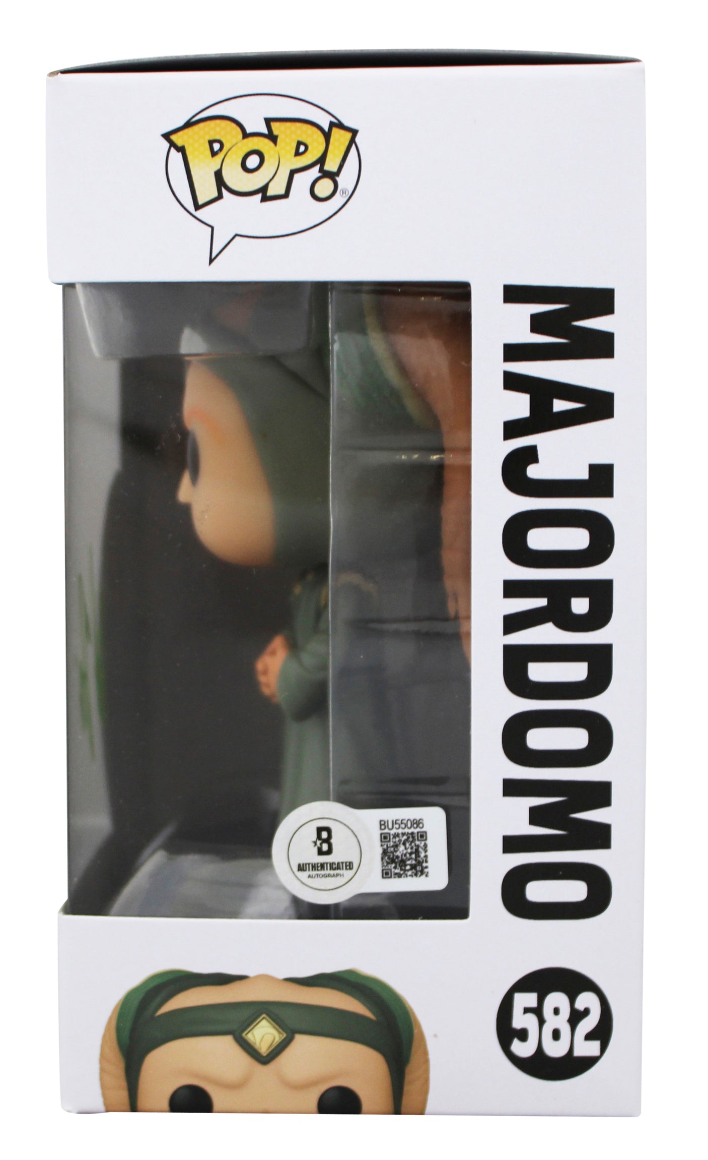 David Pasquesi Signed Star Wars Majordomo #582 Funko Pop Vinyl Figure BAS