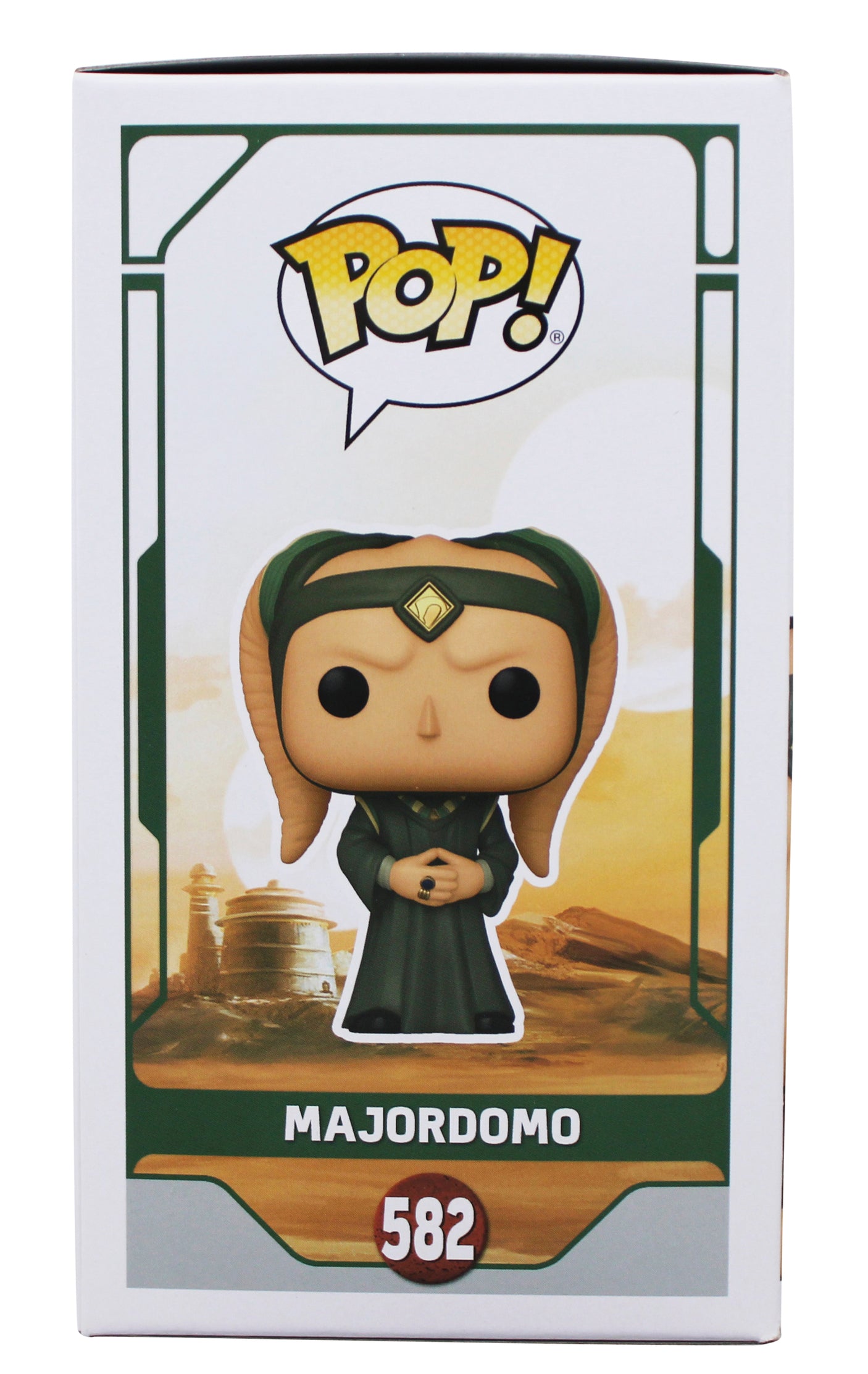 David Pasquesi Signed Star Wars Majordomo #582 Funko Pop Vinyl Figure BAS