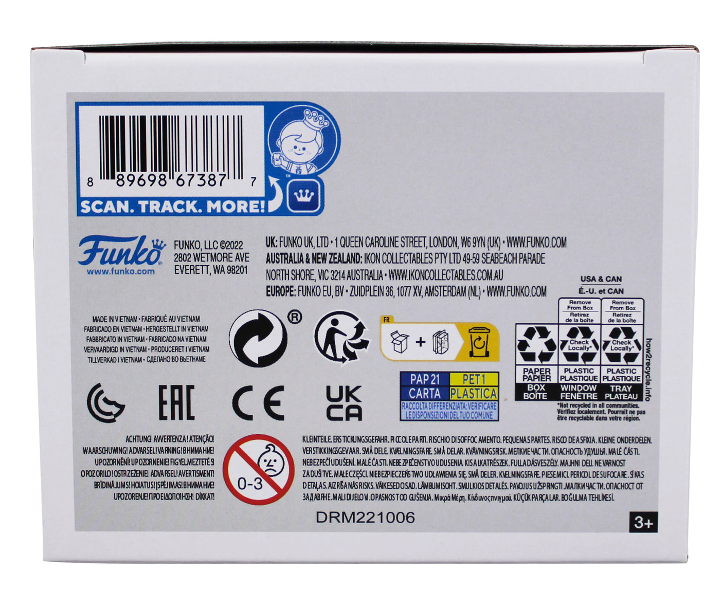 Tilda Swinton Pinocchio Signed Wood Sprite #1298 Funko Pop Vinyl Figure BAS 1