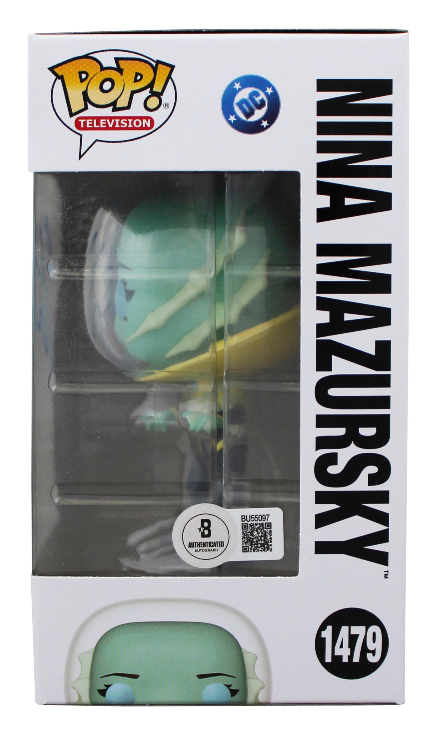 Zoe Chao Signed DC Creature Commandos Nina Mazursky Funko Pop Vinyl Figure BAS