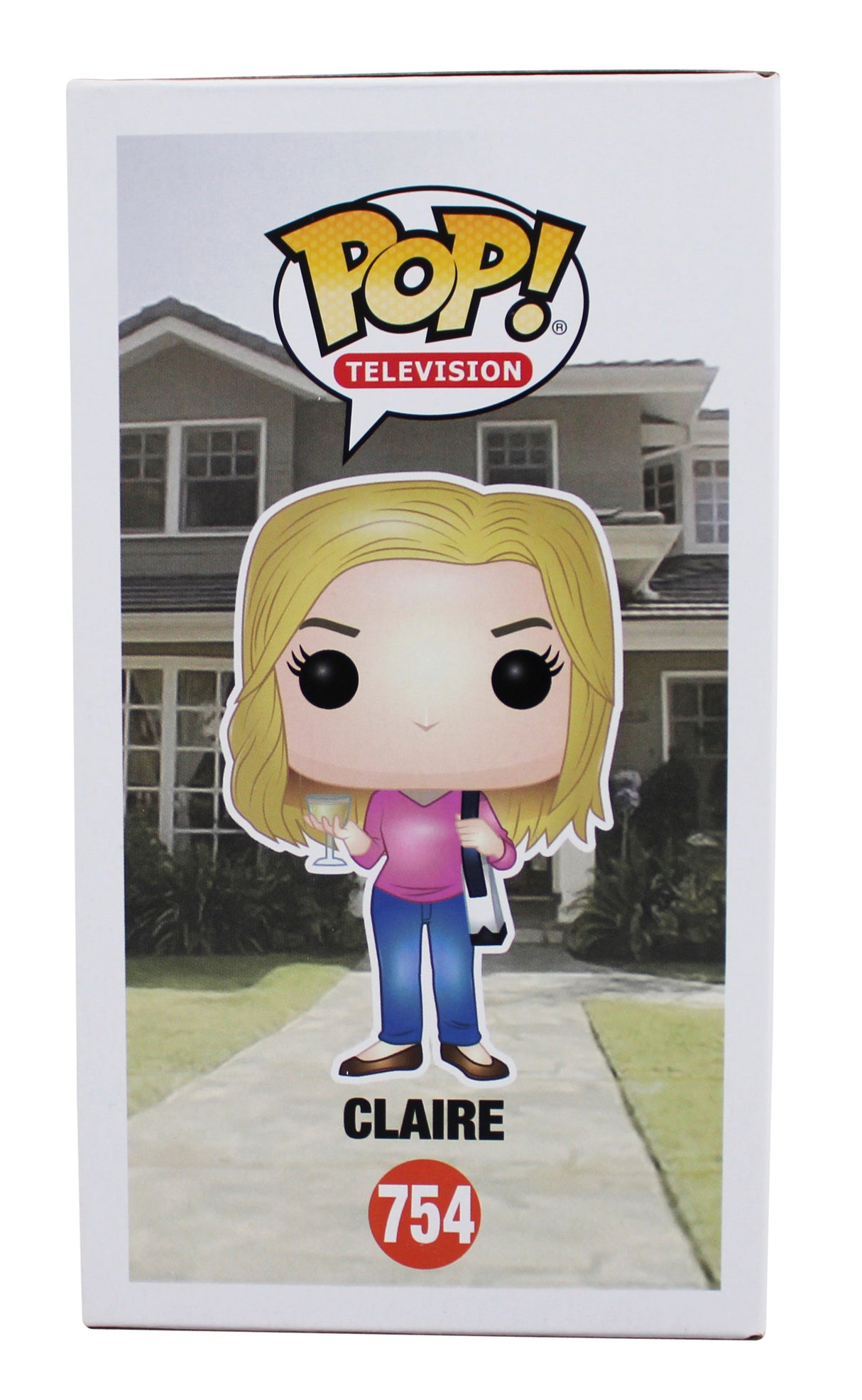 Julie Bowen Modern Family Signed Claire #754 Funko Pop Vinyl Figure JSA #CD06272
