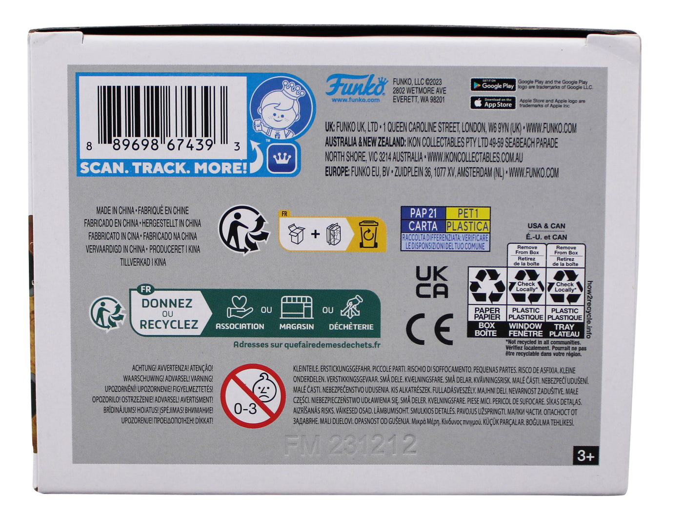 Michael Pfaff Authentic Signed Slipknot #379 Funko Pop Vinyl Figure BAS #BU55084