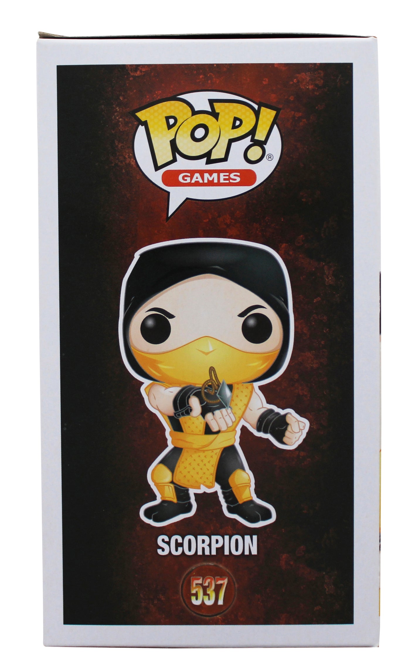 Chris Casamassa & Ed Boon "2x Insc" Signed Scorpion Funko Pop Vinyl Figure BAS