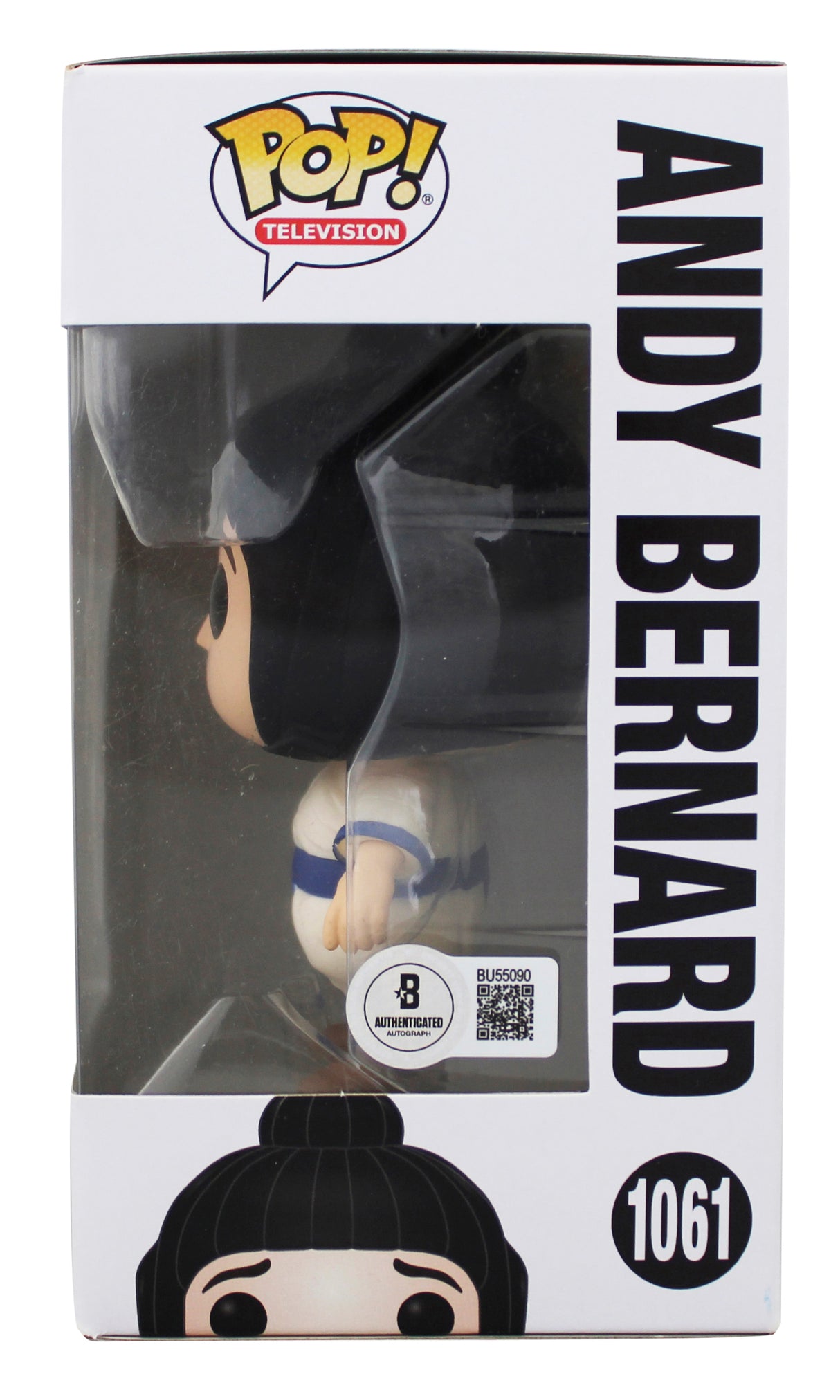Ed Helms Signed Andy Bernard #1061 Funko Pop Vinyl Figure PSA/DNA #BU55090