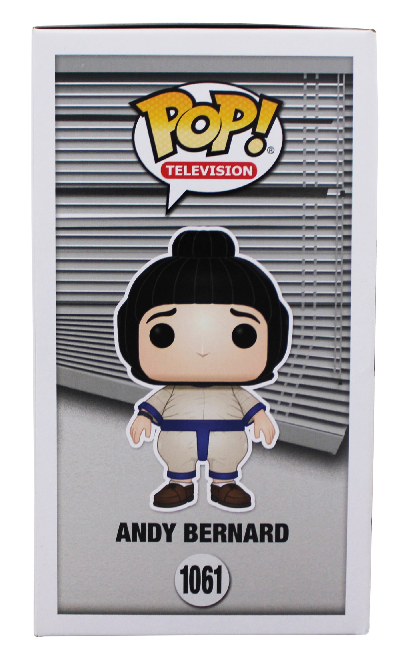 Ed Helms Signed Andy Bernard #1061 Funko Pop Vinyl Figure PSA/DNA #BU55090