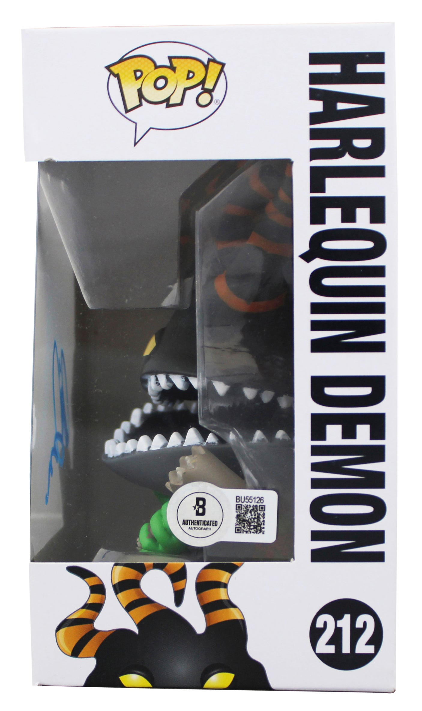 Greg Proops Signed Harlequin Demon #212 Funko Pop Vinyl Figure BAS #BU55126