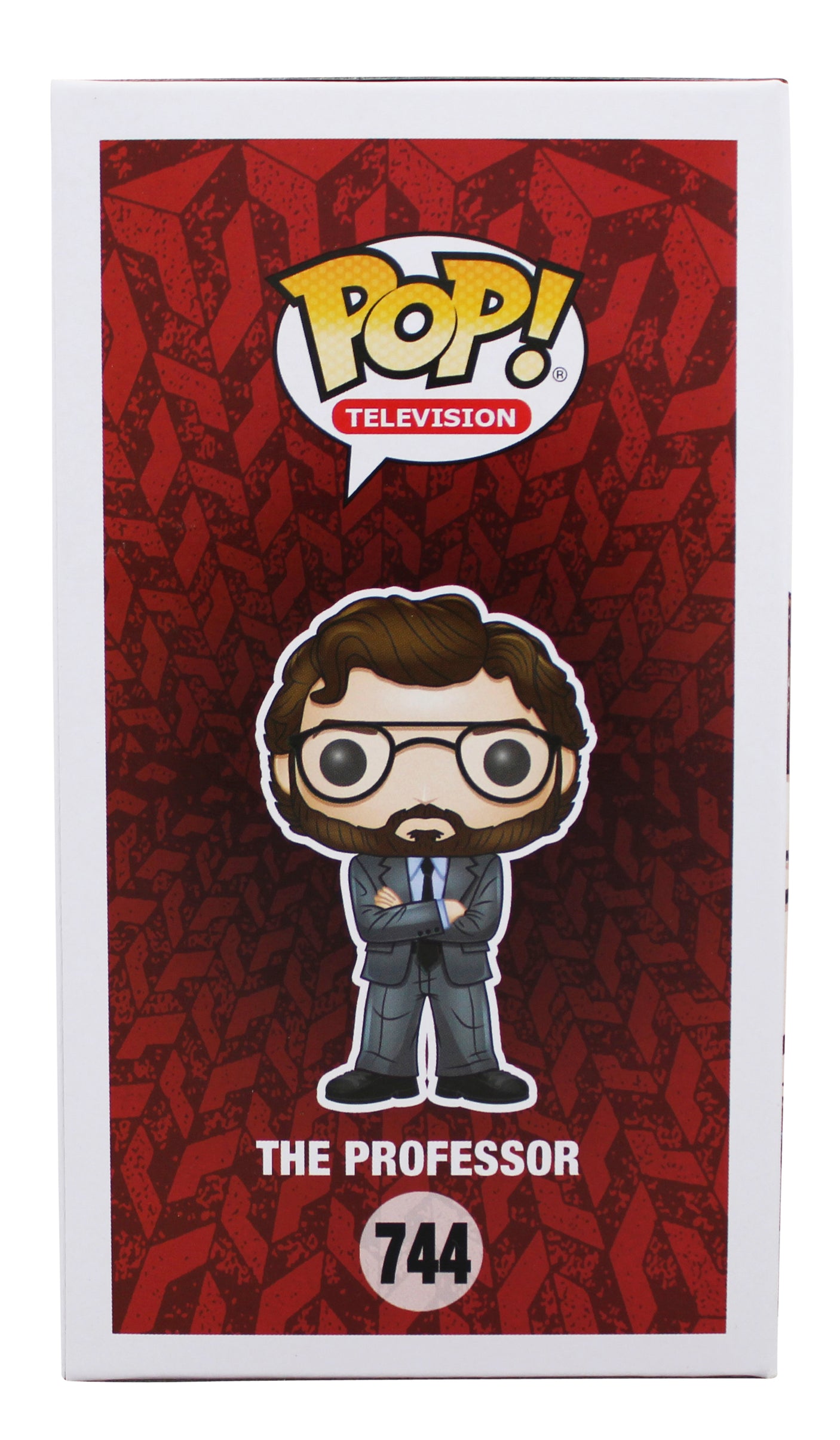 Alvaro Morte Signed The Professor #744 Funko Pop Vinyl Figure BAS #BU55076