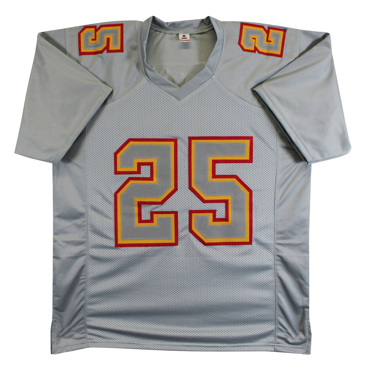Jamaal Charles Authentic Signed Grey Pro Style Jersey Autographed BAS Witnessed