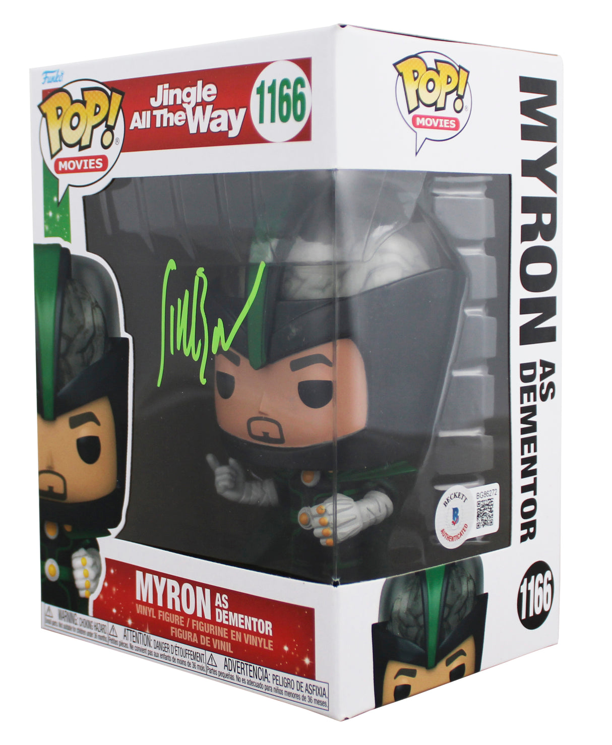 Sinbad Jingle All The Way Signed Myron #1166 Funko Pop Vinyl Figure BAS #BG86272