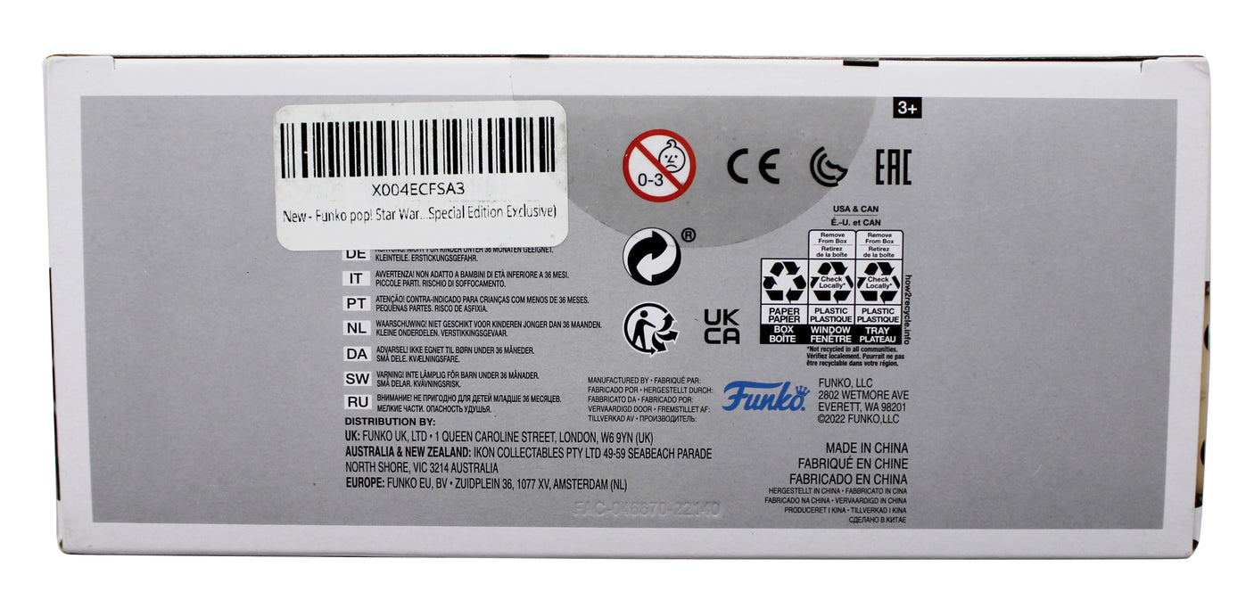 Hayden Christiansen Star Wars Signed 2 Pack Funko Pop Vinyl Figure BAS #BQ44801