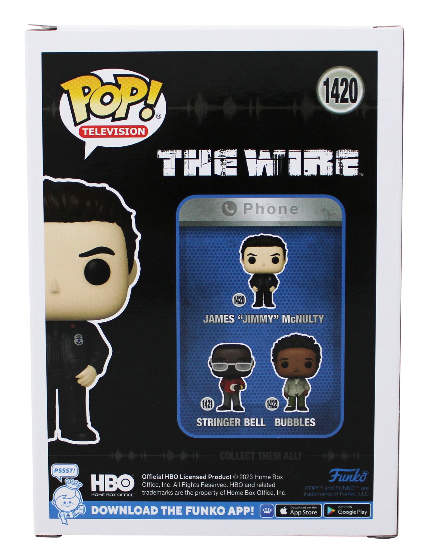 Dominic West The Wire Signed James McNulty #1420 Funko Pop Vinyl Figure BAS
