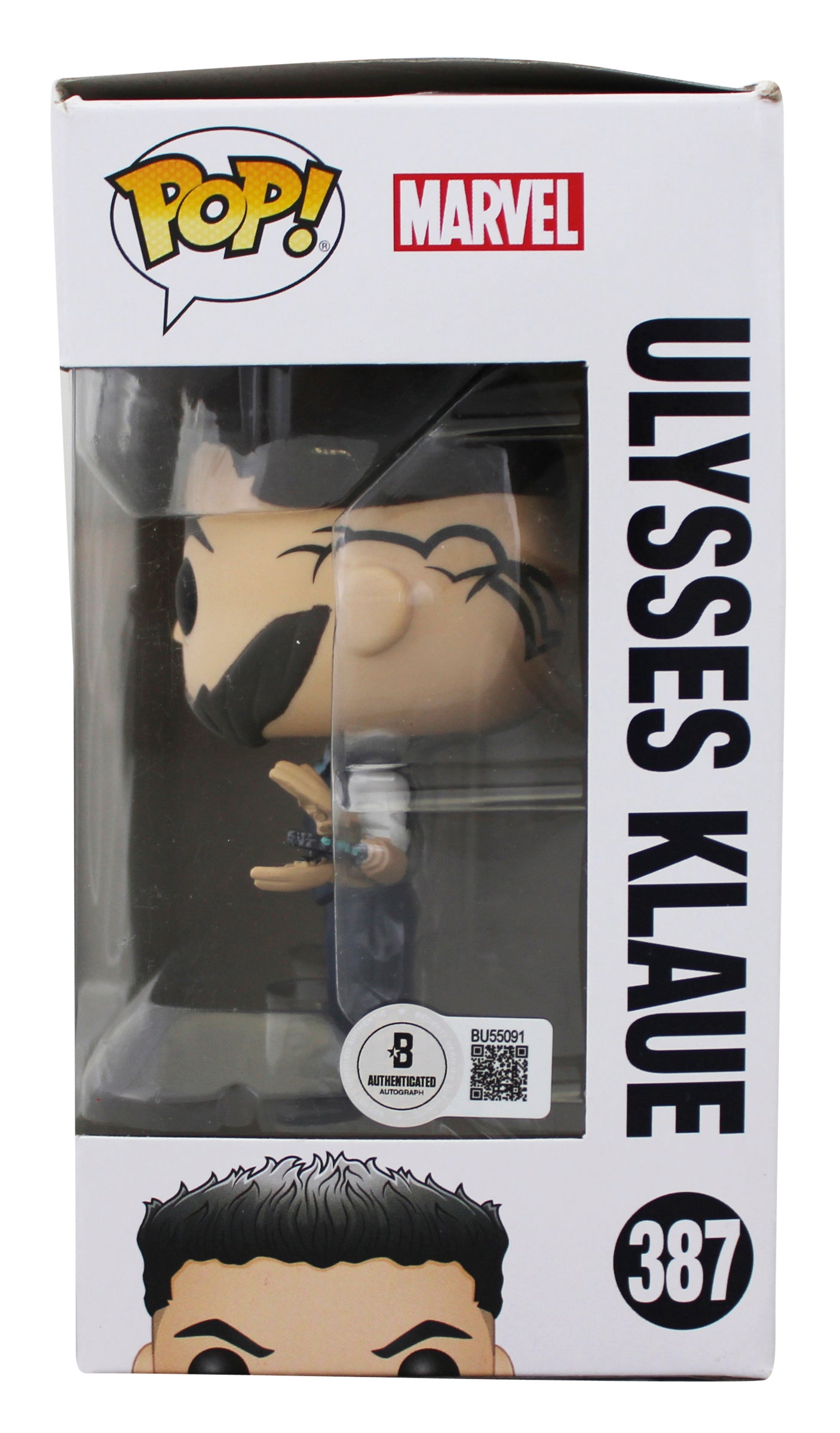 Andy Serkis Black Panther Signed Ulysses Klaue #387 Funko Pop Vinyl Figure BAS