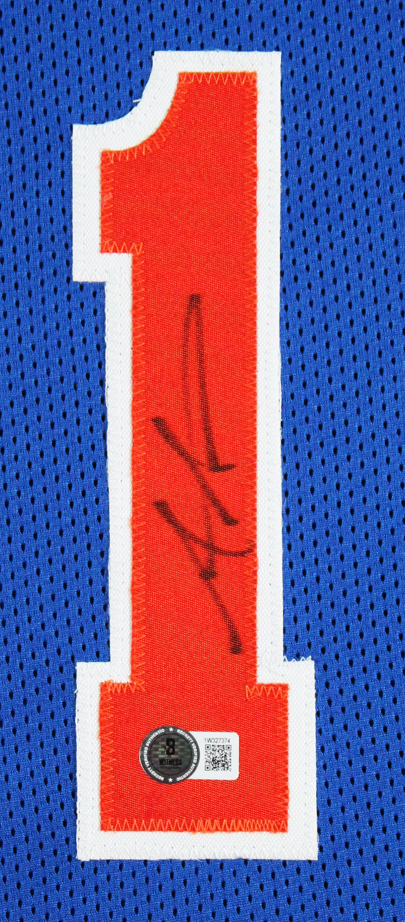 Amar'e Stoudemire Authentic Signed Blue Pro Style Framed Jersey BAS Witnessed