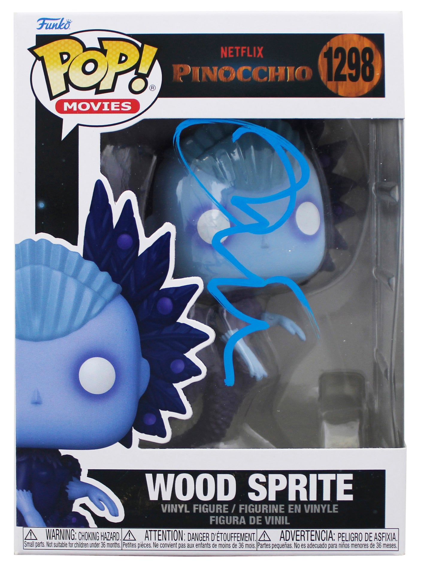 Tilda Swinton Pinocchio Signed Wood Sprite #1298 Funko Pop Vinyl Figure BAS 2