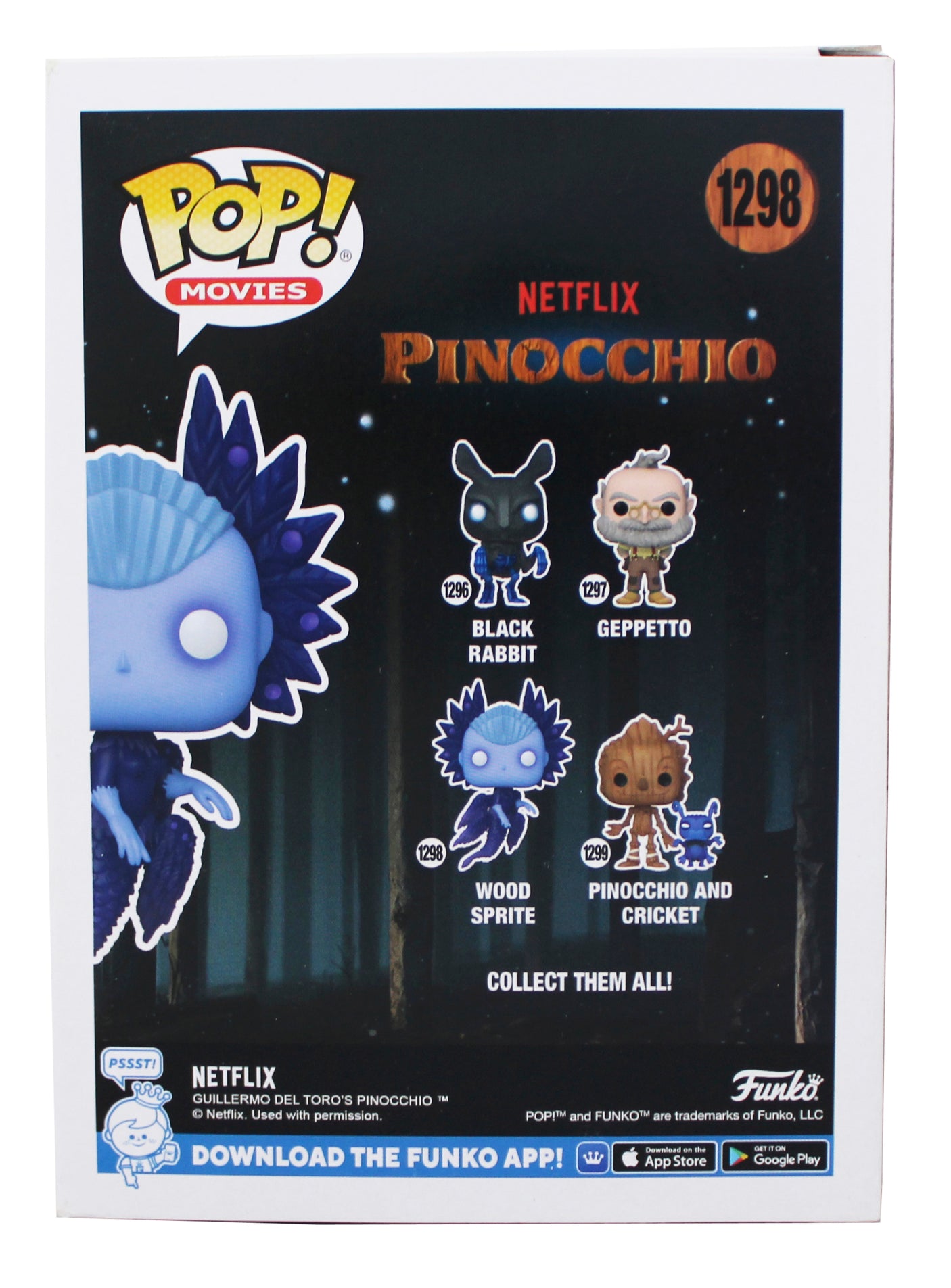 Tilda Swinton Pinocchio Signed Wood Sprite #1298 Funko Pop Vinyl Figure BAS 2