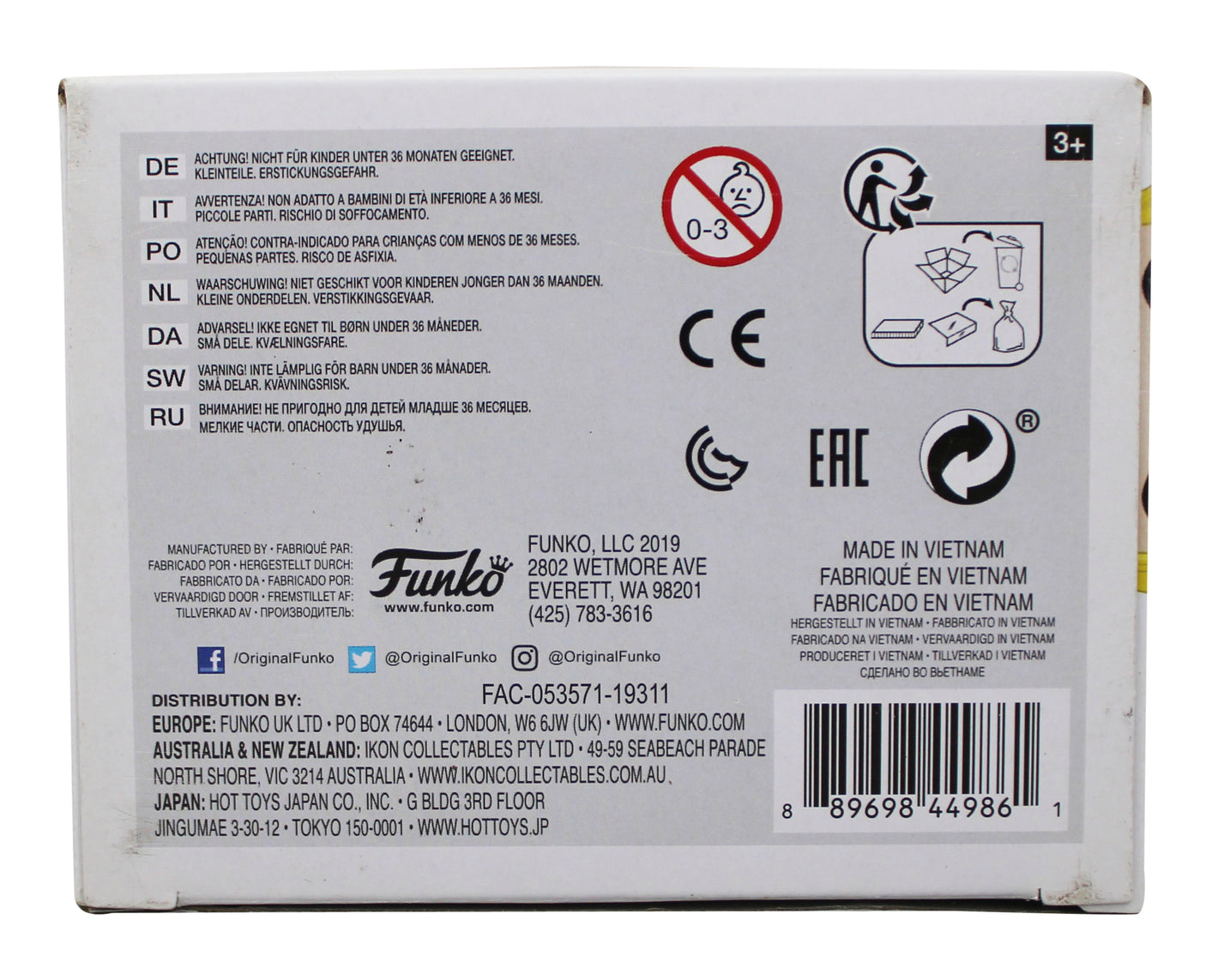 Jessica Alba Fantastic Four Signed Invisible Girl Funko Pop Vinyl Figure BAS