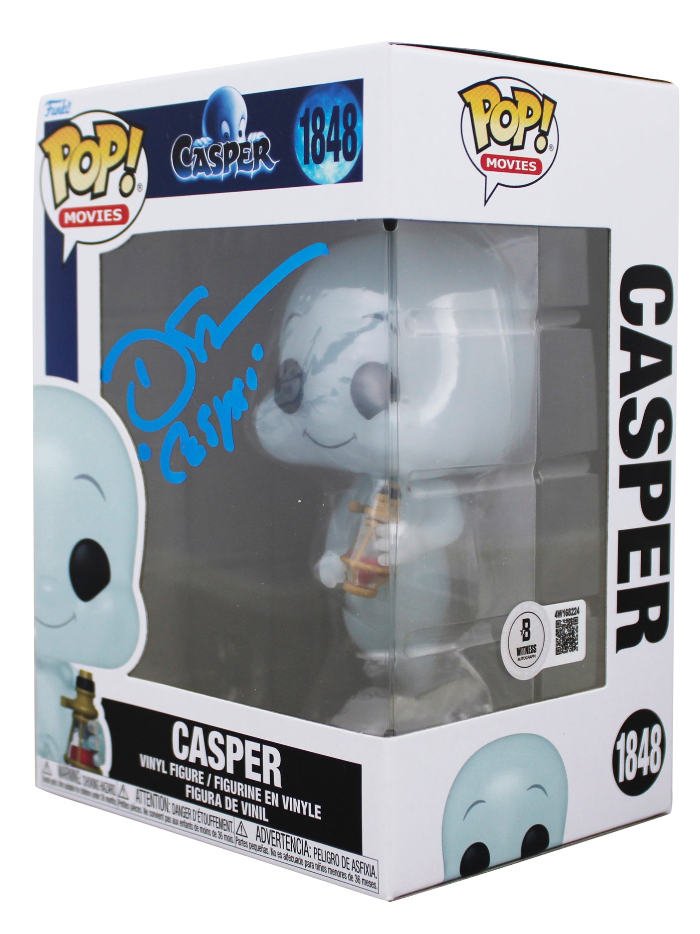 Devon Sawa "Casper" Signed Casper #1848 Funko Pop Vinyl Figure BAS Wit #4W168224
