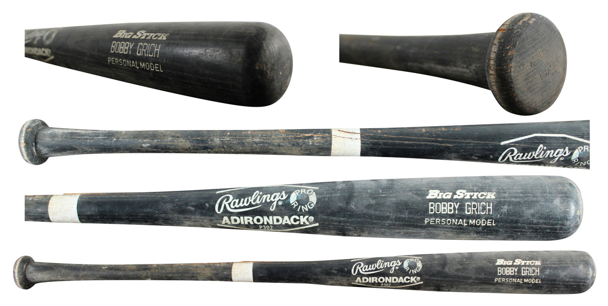Angels Bobby Grich Game Used Rawlings Player Model Cracked Baseball Bat Unsigned