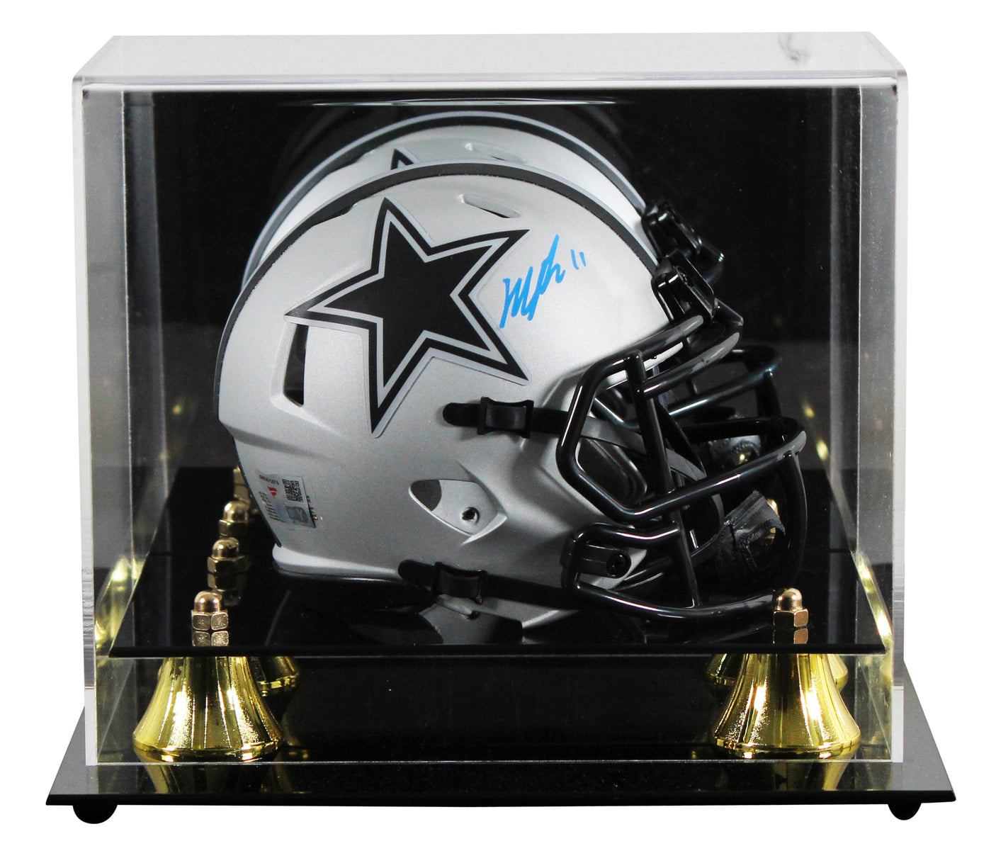 Cowboys Micah Parsons Authentic Signed Rave Speed Mini Helmet w/ Case Fanatics