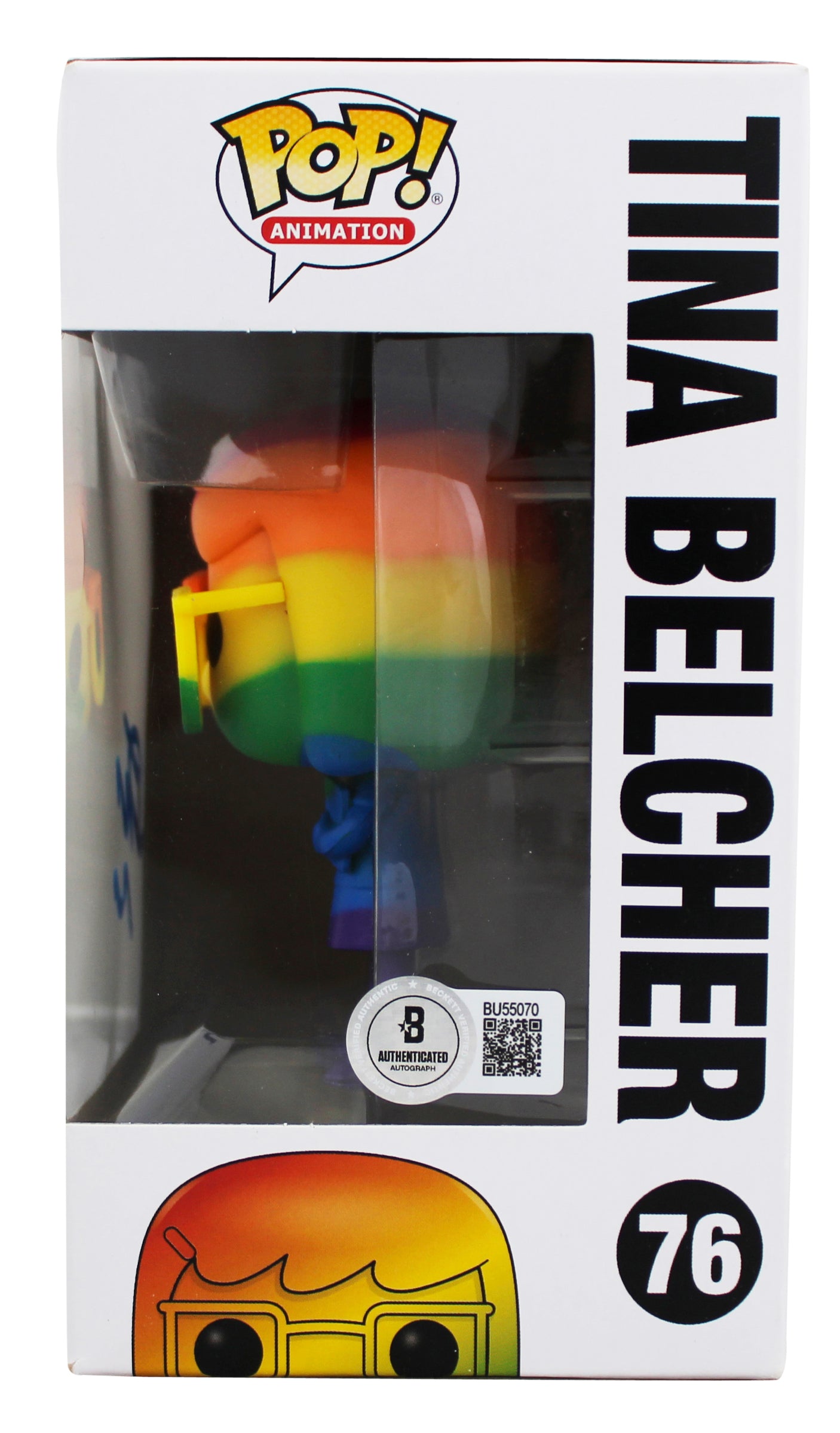 Dan Mintz Bob's Burgers Signed Tina Belcher #76 Funko Pop Vinyl Figure BAS 2