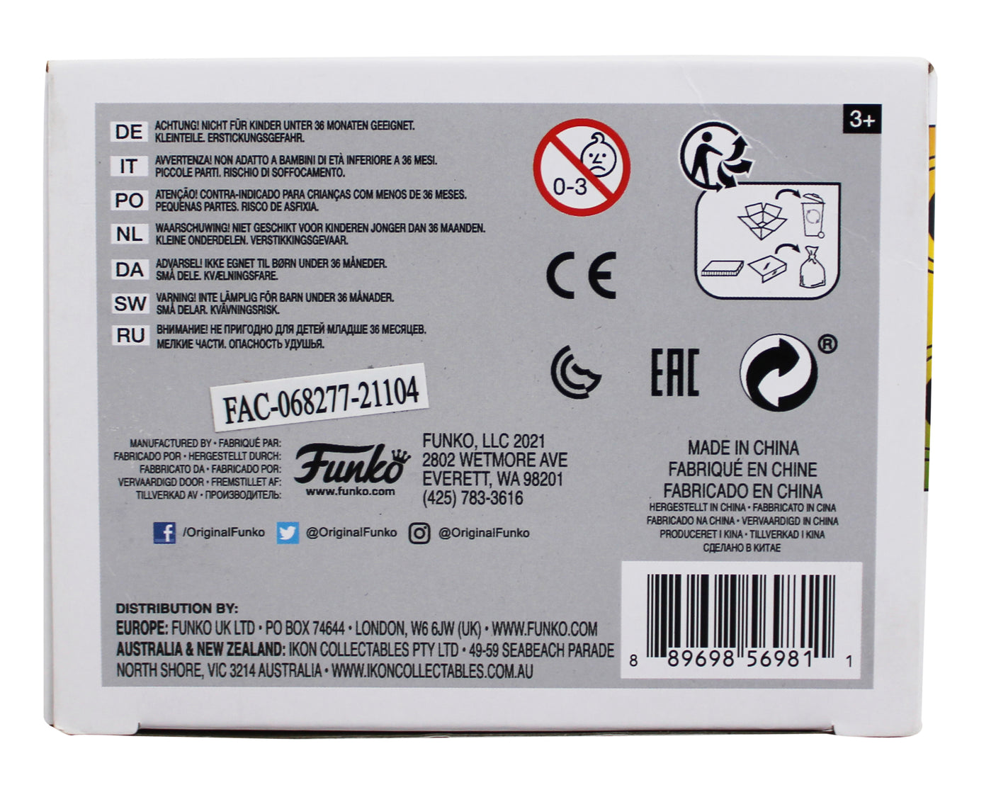 Dan Mintz Bob's Burgers Signed Tina Belcher #76 Funko Pop Vinyl Figure BAS 2