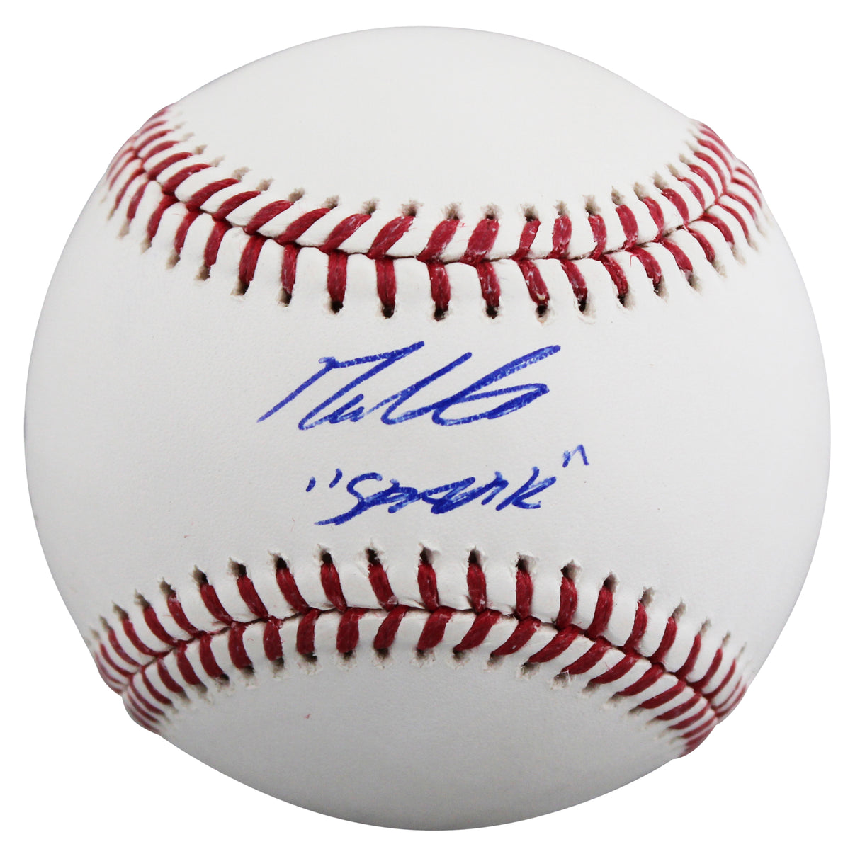 Tigers Max Clark "Spark" Authentic Signed Oml Baseball MLB & Fanatics