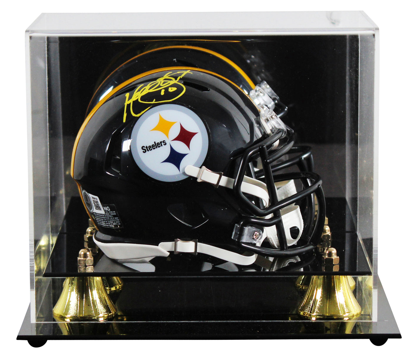 Steelers Kordell Stewart Authentic Signed Speed Mini Helmet W/ Case BAS Witness