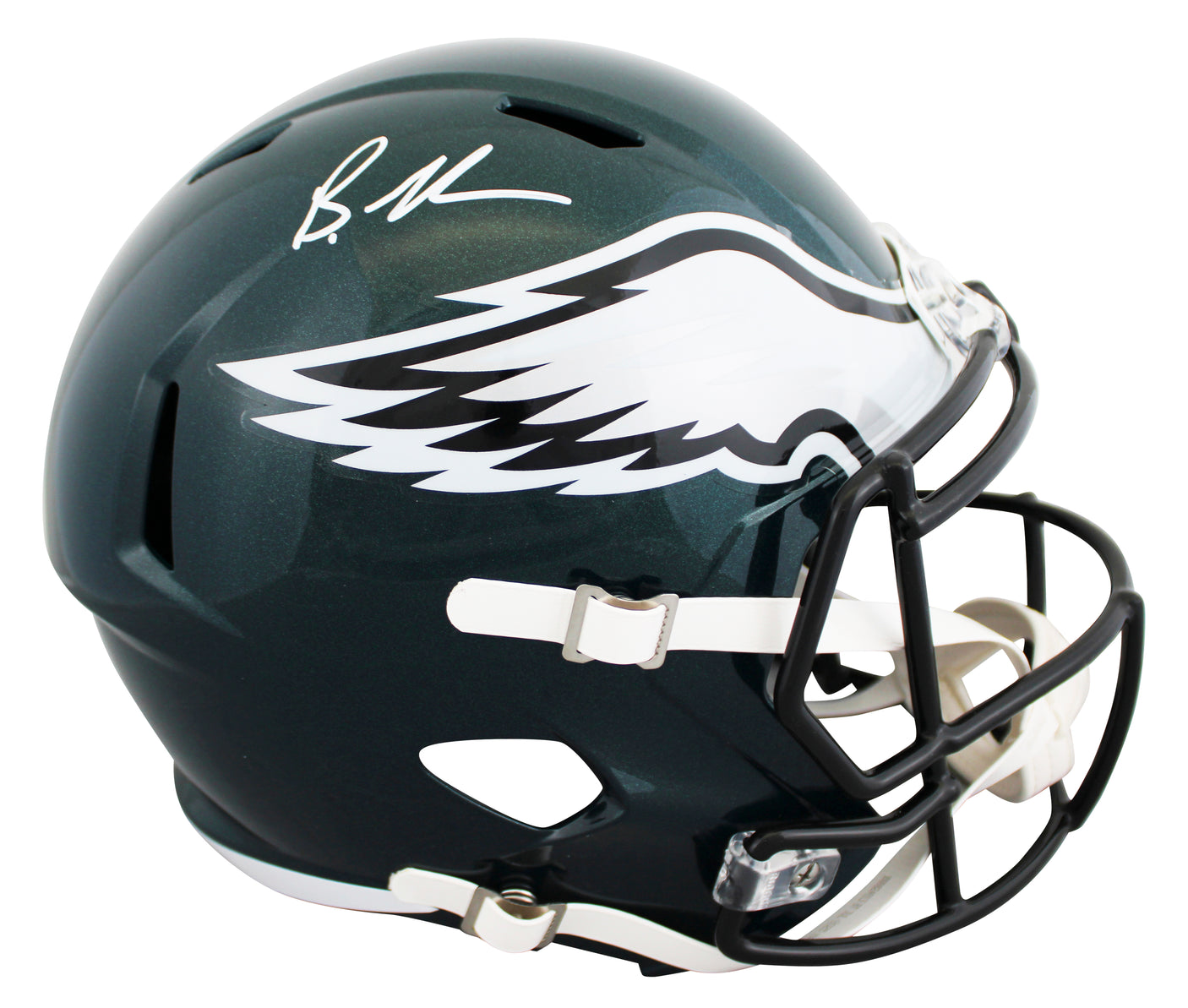 Eagles Brandon Graham Authentic Signed Full Size Speed Rep Helmet JSA Witness