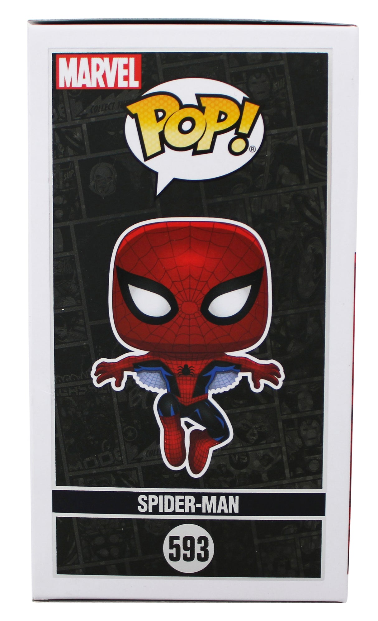 Tobey Maguire Spiderman Signed Spider-Man #593 Funko Pop Figure JSA #AX18001