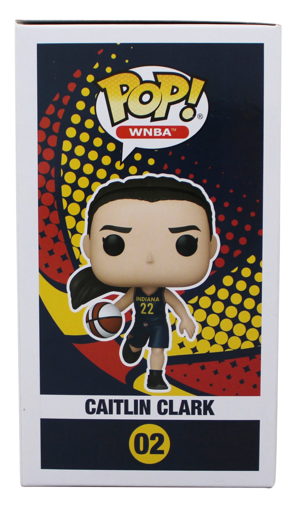 Fever Caitlin Clark Authentic Signed #02 Funko Pop Vinyl Figure JSA #ZZ66272