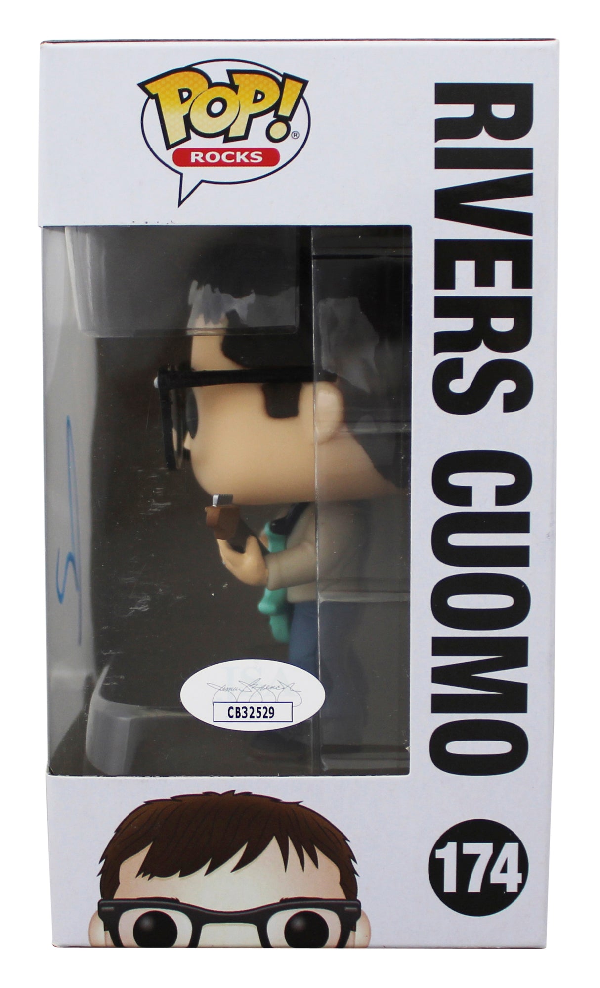 Rivers Cuomo Weezer Authentic Signed #174 Funko Pop Vinyl Figure JSA #CB32529