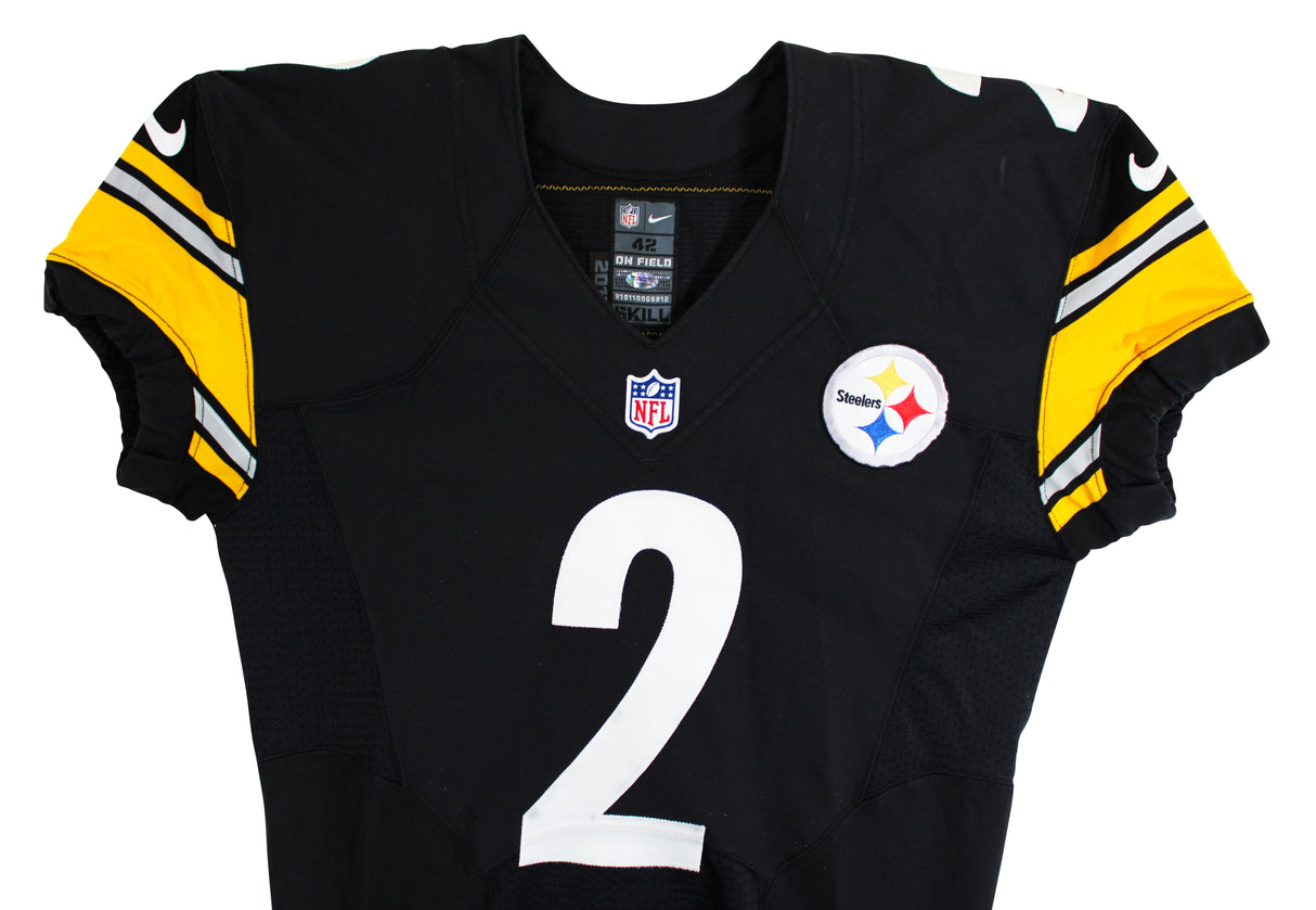 Steelers Michael Vick 2015 Final Game Used Black Nike Jersey SIA #260630M5
