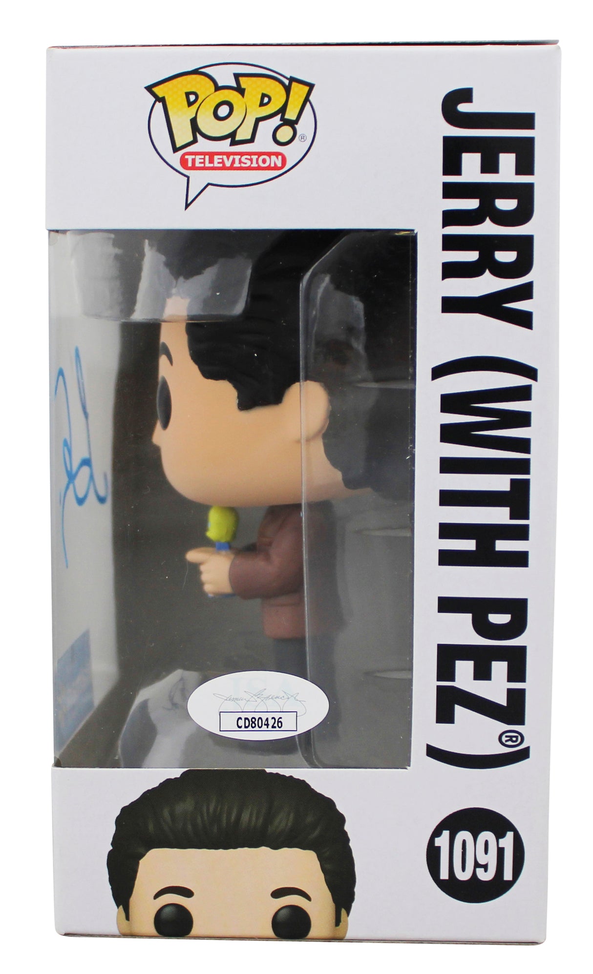Jerry Seinfeld Signed Jerry (With Pez) #1091 Funko Pop Vinyl Figure JSA #CD80426