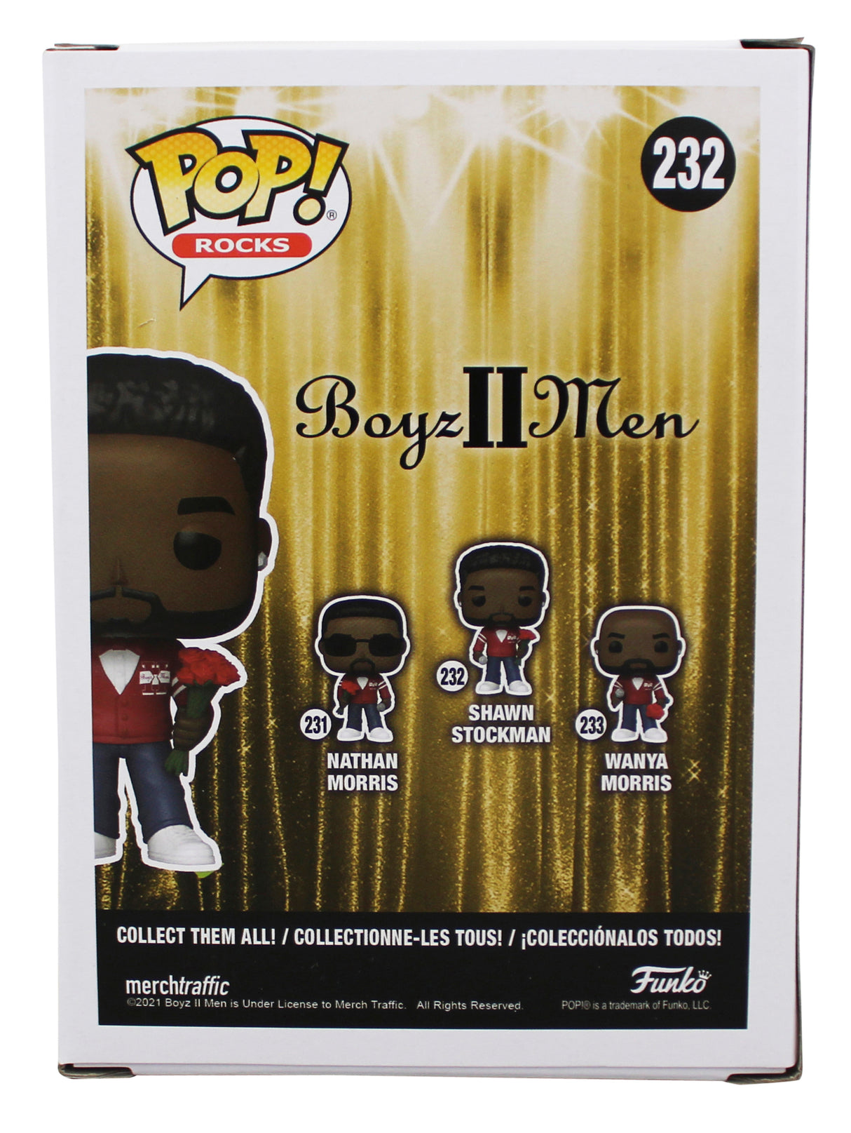 Shawn Stockman Boyz II Men Signed #232 Funko Pop Vinyl Figure JSA #CD10714