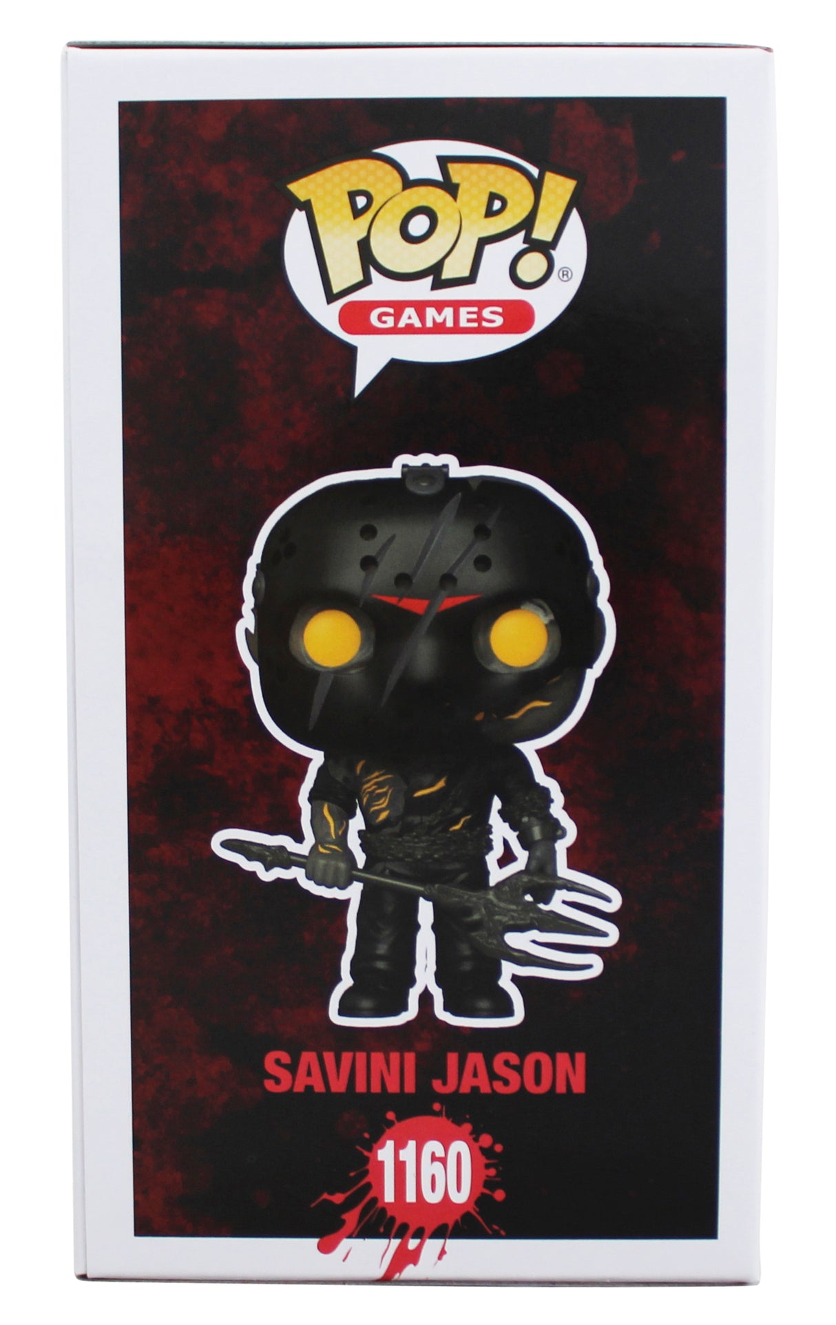 Ari Lehman "2x Insc" Signed Jason #1160 Funko Pop Figure w/ Yellow Sig BAS Wit