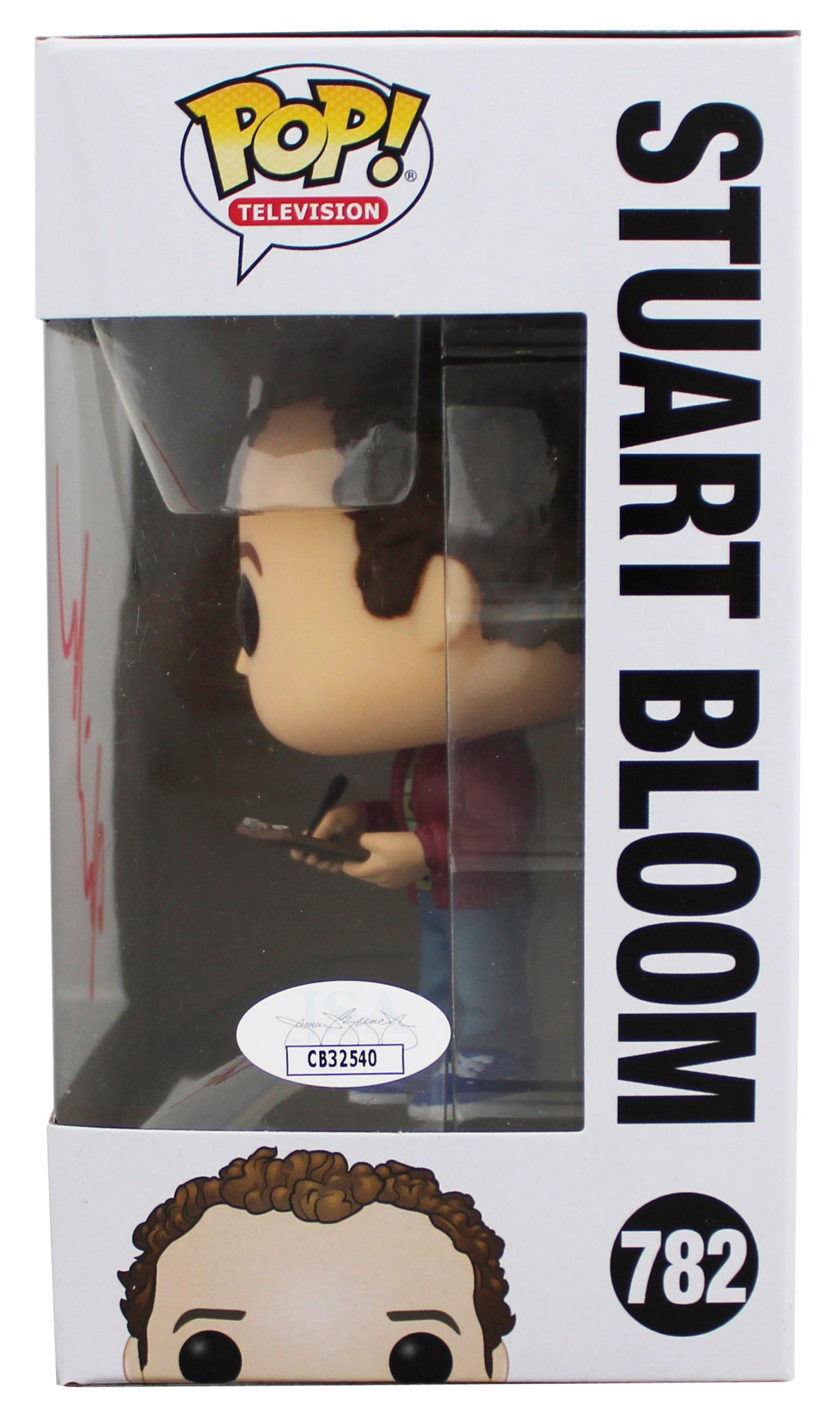 Kevin Sussman Big Bang Theory Signed Stuart #782 Funko Pop Figure JSA #CB32540