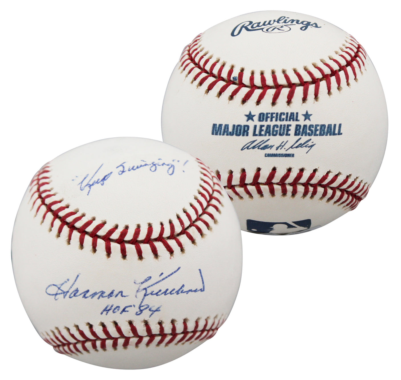 Twins Harmon Killebrew "HOF 84, Keep Swinging!" Signed OML Baseball BAS #BU64229