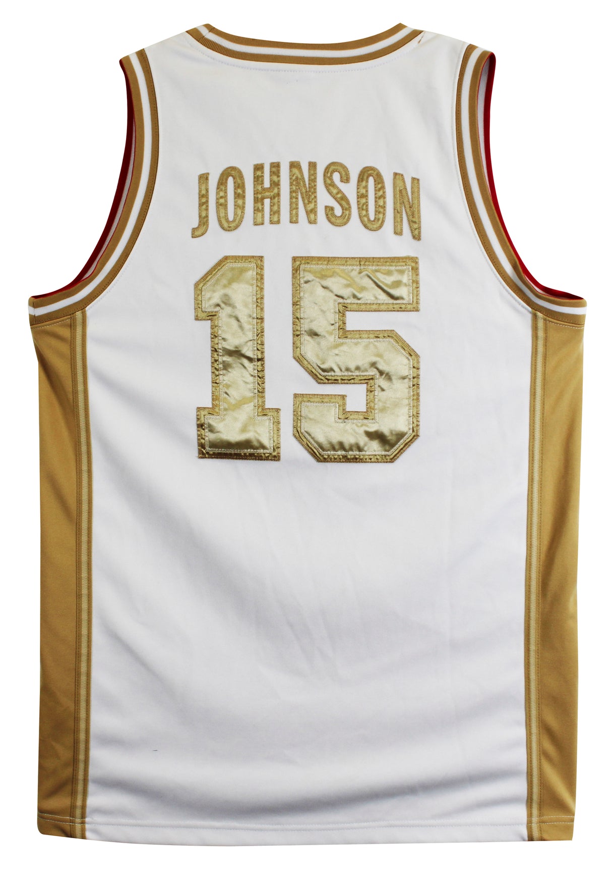 Magic Johnson "92 Gold" Signed White & Gold Nike Team USA Jersey BAS W #5W006548