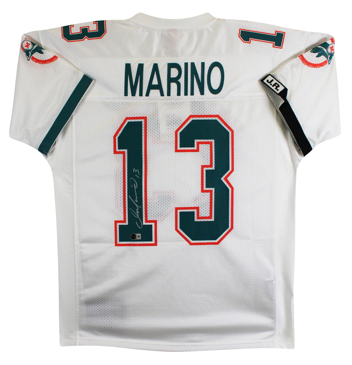 Dolphins Dan Marino Signed White 1990 TB M&N Authentic Jersey BAS #BY031305