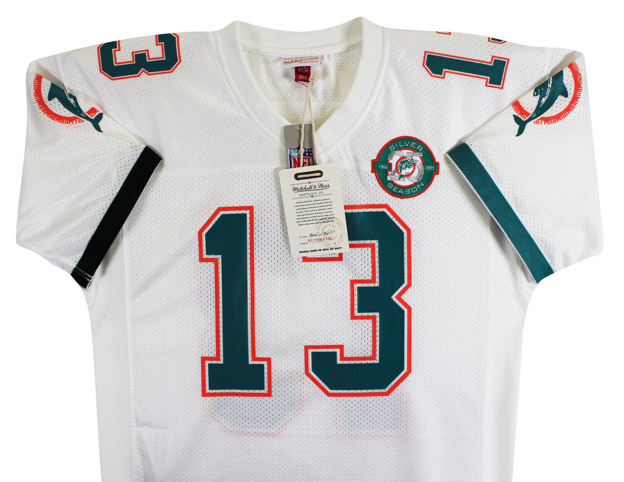 Dolphins Dan Marino Signed White 1990 TB M&N Authentic Jersey BAS #BY031305