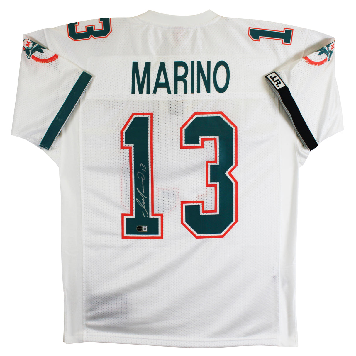 Dolphins Dan Marino Signed White 1990 TB M&N Authentic Jersey BAS #BY031302