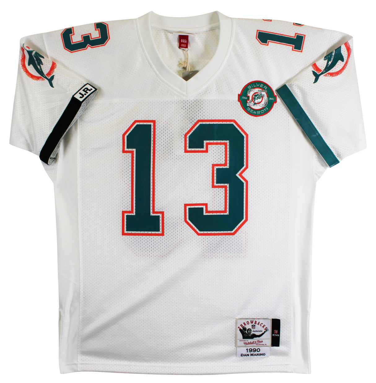 Dolphins Dan Marino Signed White 1990 TB M&N Authentic Jersey BAS #BY031302