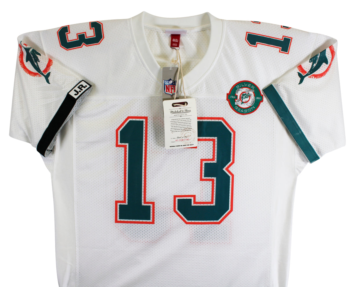 Dolphins Dan Marino Signed White 1990 TB M&N Authentic Jersey BAS #BY031302