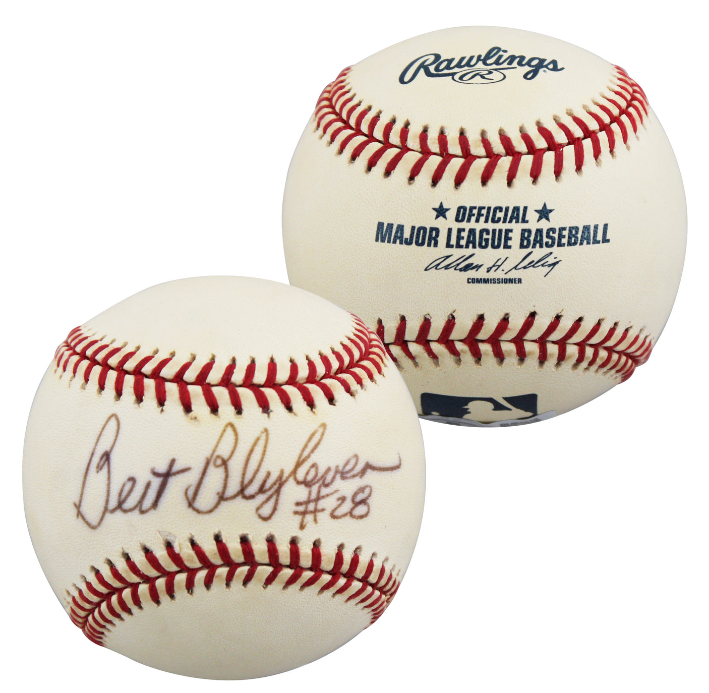 Twins Bert Blyleven Authentic Signed OML Baseball Autographed BAS #BU64218