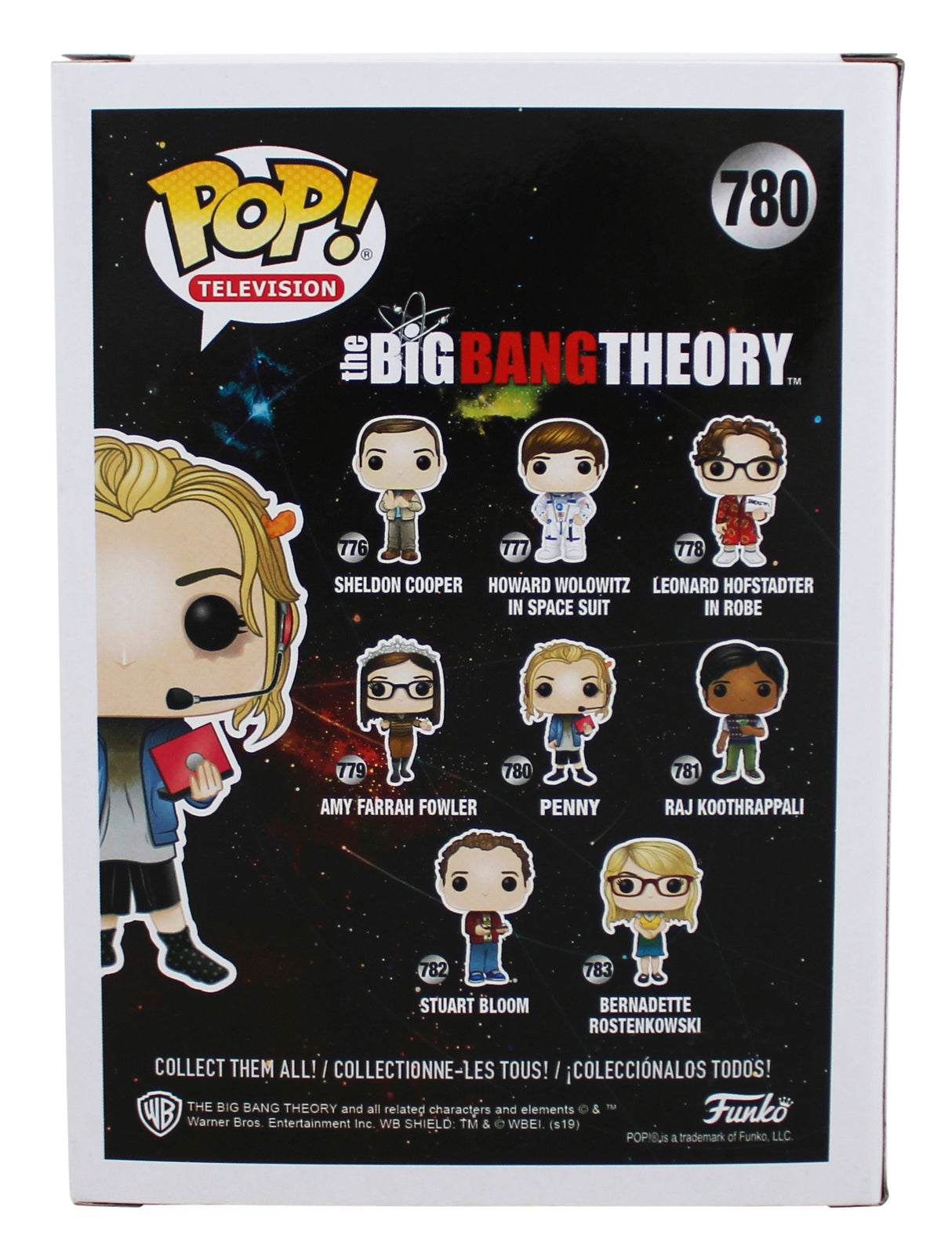 Kaley Cuoco The Big Bang Theory Signed Penny #780 Funko Pop Figure BAS #BV74623